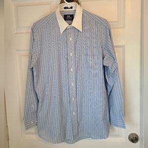 Stafford Men's Classic Long Sleeve Dress Shirt, Size: Small (15.5 neck/32-33)